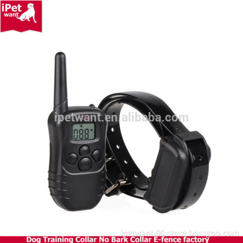 2016 high quality 998dr dog training collars for small medium and large dogs amazon easypet pet dog shock trainer China factory